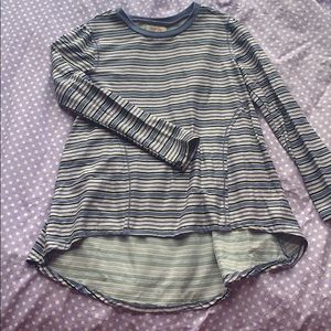 Girls hi-low top
